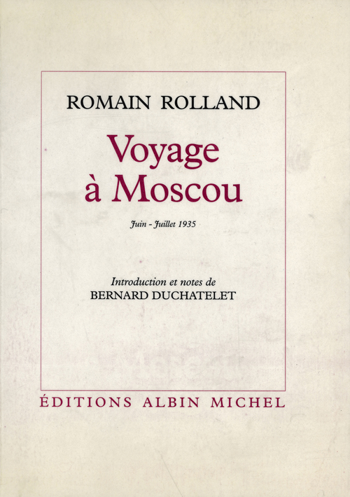 Couverture ebook de Voyage à Moscou (juin-juillet 1935), de Romain Rolland