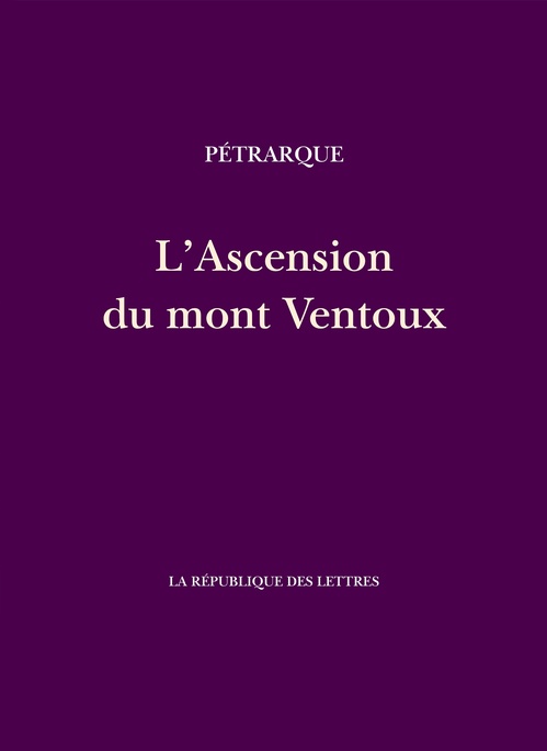 ebook cover of L'Ascension du mont Ventoux, by Pétrarque