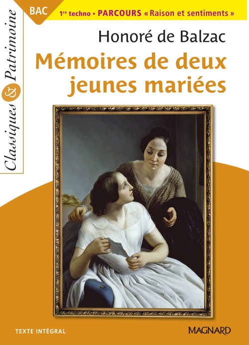 Couverture ebook de Mémoires de deux jeunes mariées - Bac Français 1re 2026 - Classiques et Patrimoine, de Honoré de Balzac