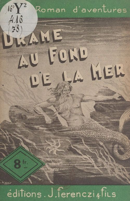 Couverture ebook de Drame au fond de la mer, de Maurice Lionel