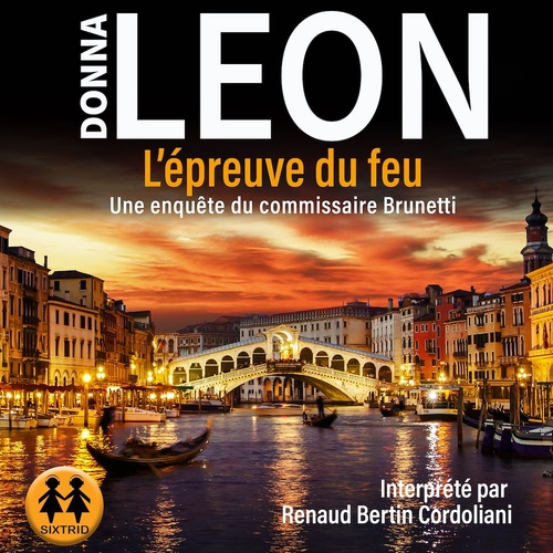 Couverture audiobook de L'Épreuve du feu, de Donna Leon