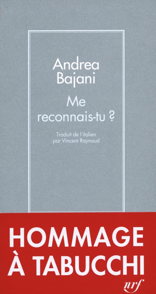 Couverture ebook de Me reconnais-tu ?, de Andrea Bajani