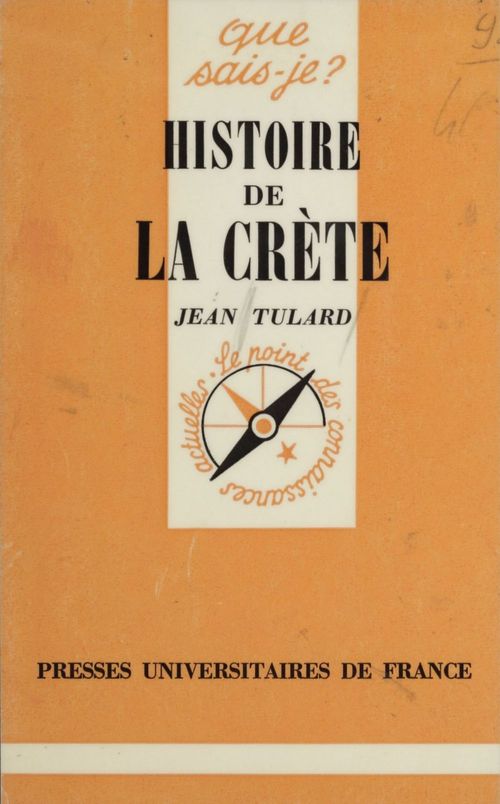 ebook cover of Histoire de la Crète, by Jean Tulard