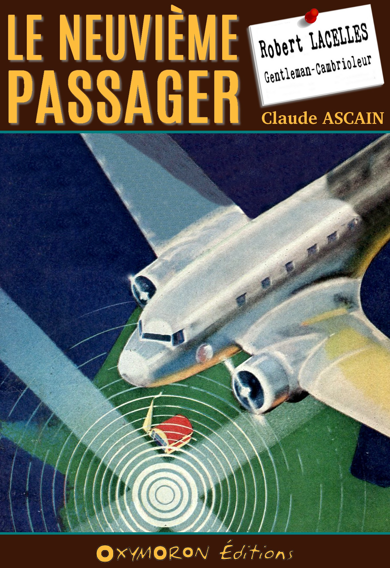 Couverture ebook de Le neuvième passager, de Claude Ascain