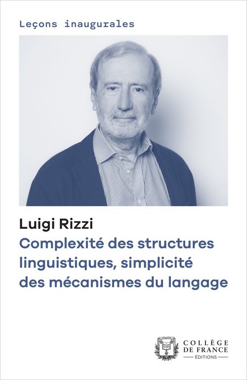 ebook cover of Complexité des structures linguistiques, simplicité des mécanismes du langage, by Luigi Rizzi