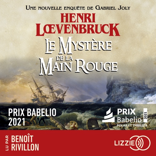 Couverture audiobook de Le Mystère de la Main rouge, de Henri Loevenbruck