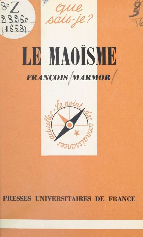 Couverture ebook de Le maoïsme, de Francois Marmor