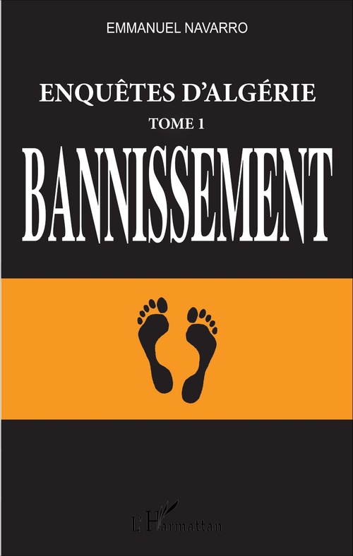 Couverture ebook de Enquêtes d'Algérie, de Emmanuel Navarro