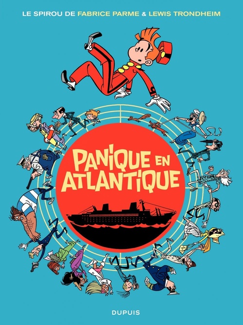 ebook cover of Le Spirou de Fabrice Parme & Lewis Trondheim - Panique en Atlantique, by Fabrice Parme, Lewis Trondheim