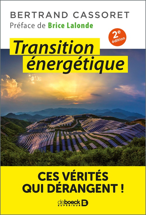 Couverture ebook de Transition énergétique, de Bertrand Cassoret