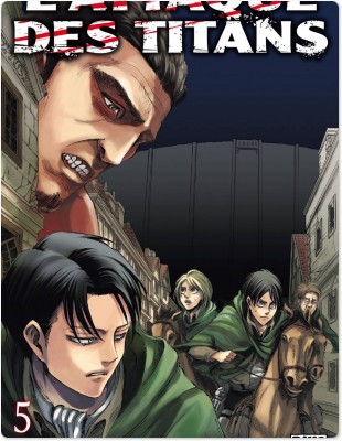 ebook cover of L'Attaque des Titans T05, by Hajime Isayama