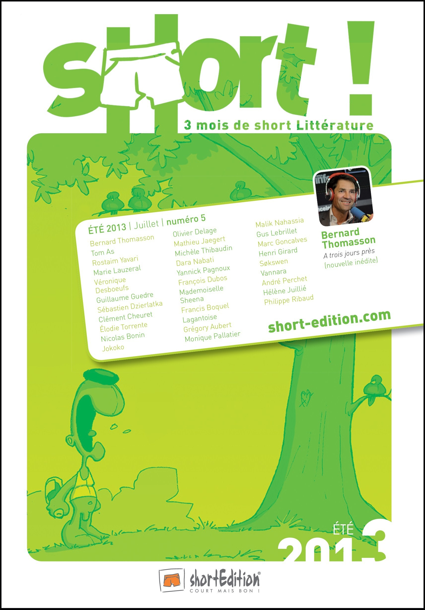 ebook cover of SHORT ! Eté 2013, by Marie Lauze Collectif Bernard Thomasson