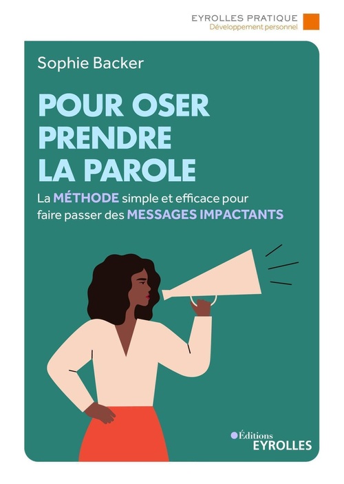 Couverture ebook de Pour oser prendre la parole, de Sophie Backer