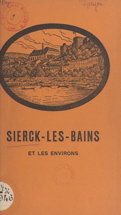 Couverture ebook de Sierck-les-Bains et les environs, de Ditsch, Speyer