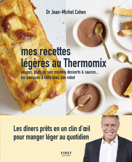 ebook cover of Mes recettes légères au Thermomix, by Jean-Michel Cohen, Sandra Mahut