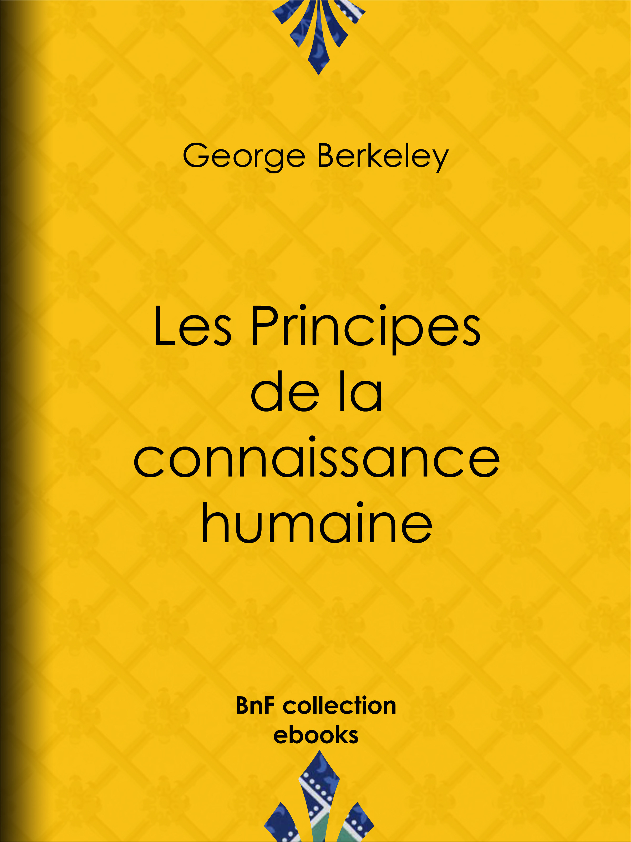 Couverture ebook de Les Principes de la connaissance humaine, de George Berkeley, Charles Renouvier