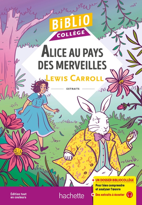 ebook cover of BiblioCollège Alice au pays des merveilles, by Lewis Carroll