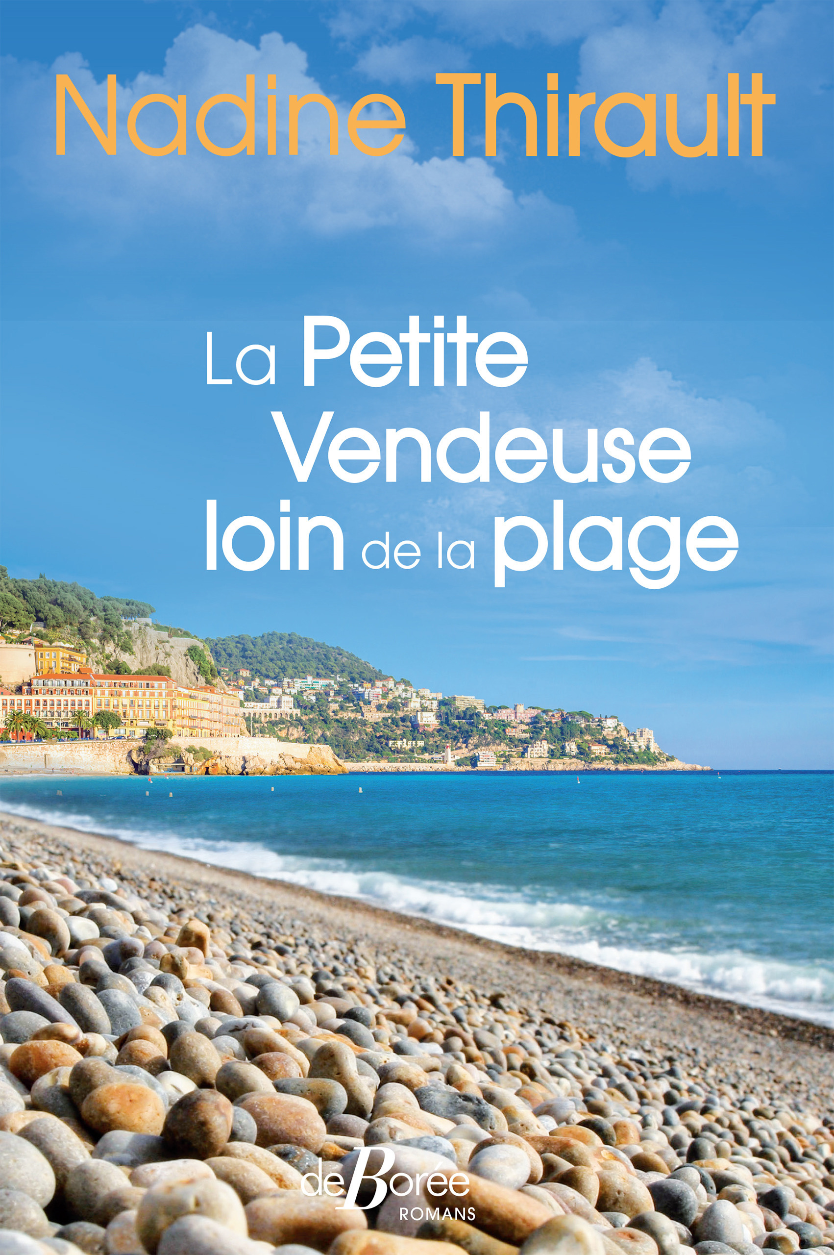 Couverture ebook de La Petite vendeuse loin de la plage, de Nadine Thirault