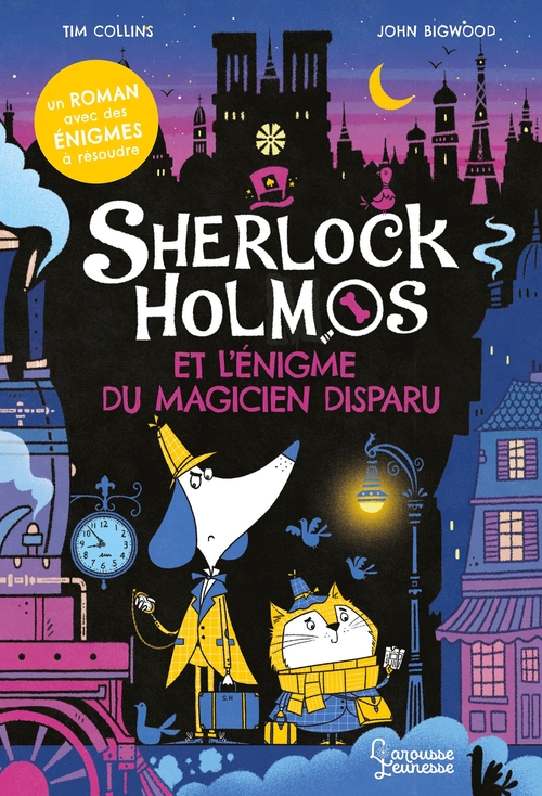 Couverture ebook de Sherlock Holmos et l'énigme du magicien disparu, de Tim Collins