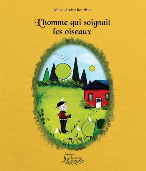 Couverture ebook de L'homme qui soignait les oiseaux, de Marc-André Routhier