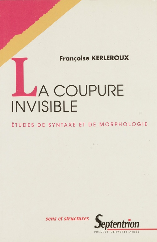 ebook cover of La coupure invisible, by Kerleroux
