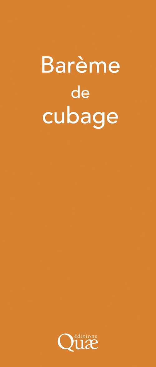ebook cover of Barème de cubage, by Ouvrage Collectif