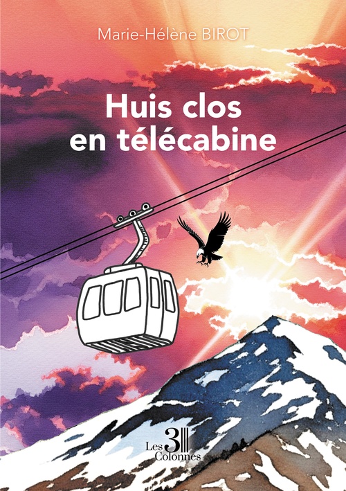 Couverture ebook de Huis clos en télécabine, de Marie-Hélène Birot