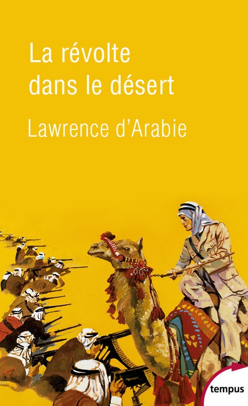Couverture ebook de La révolte dans le désert, de Lawrence d'Arabie