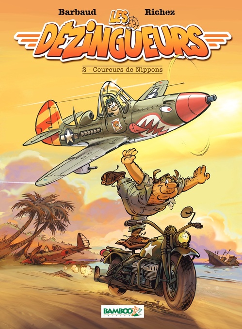 Couverture ebook de Les Dézingueurs - Tome 2 - Coureurs de Nippons, de Barbaud, Hervé Richez