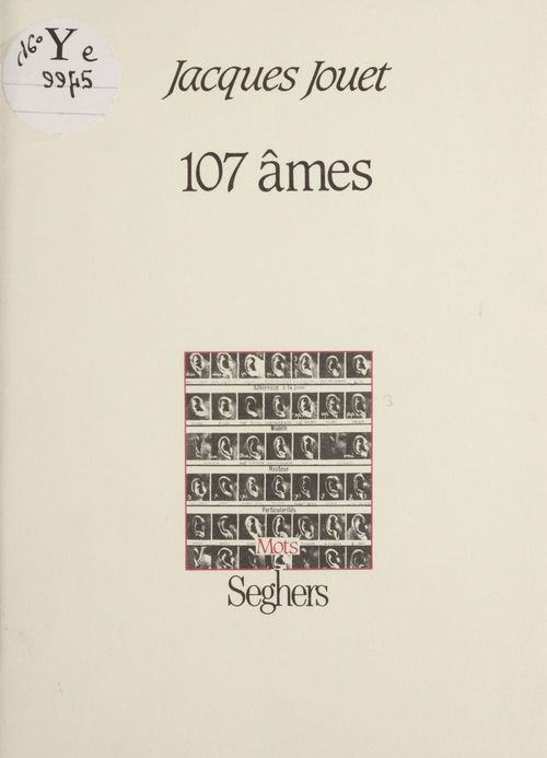 Couverture ebook de 107 âmes, de Jacques Jouet