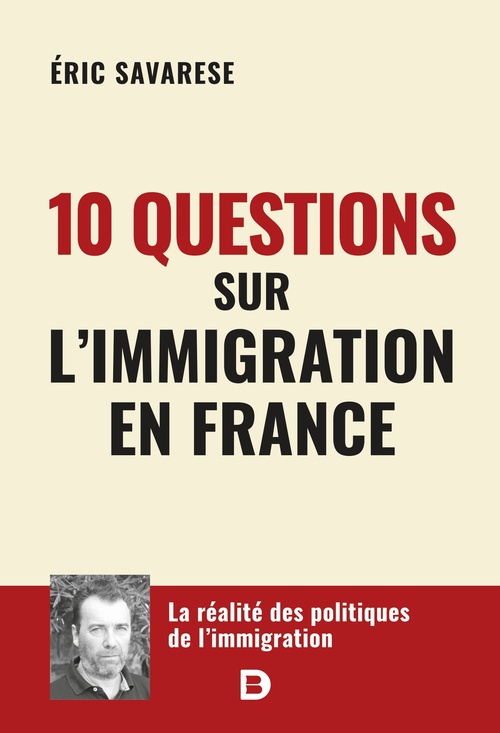 ebook cover of 10 questions sur l´immigration en France, by Eric Savarese