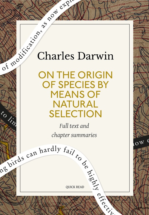 ebook cover of On the Origin of Species By Means of Natural Selection: A Quick Read edition, by Charles Darwin, Quick Read