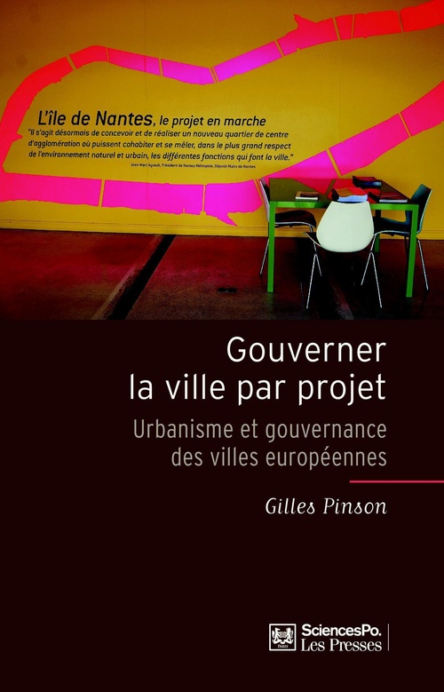 Couverture ebook de Gouverner la ville par projet, de Gilles Pinson