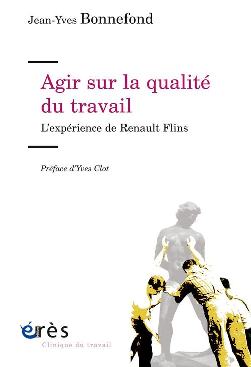 Couverture ebook de Agir sur la qualité du travail, de Jean-Yves Bonnefond