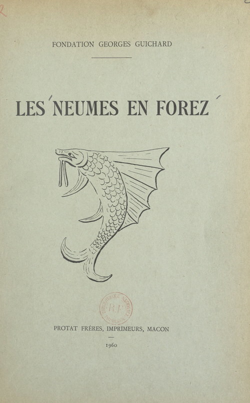 ebook cover of Les neumes en Forez, by Gonon, Guy Neufbourg