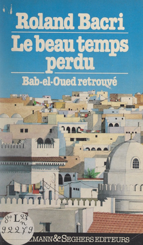 ebook cover of Le beau temps perdu, by Roland Bacri
