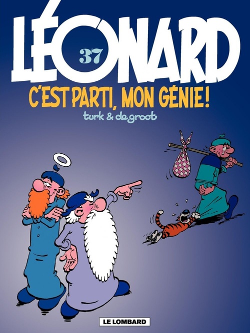 Couverture ebook de Léonard - Tome 37 - C'est parti, mon Génie !, de Bob de Groot, Turk