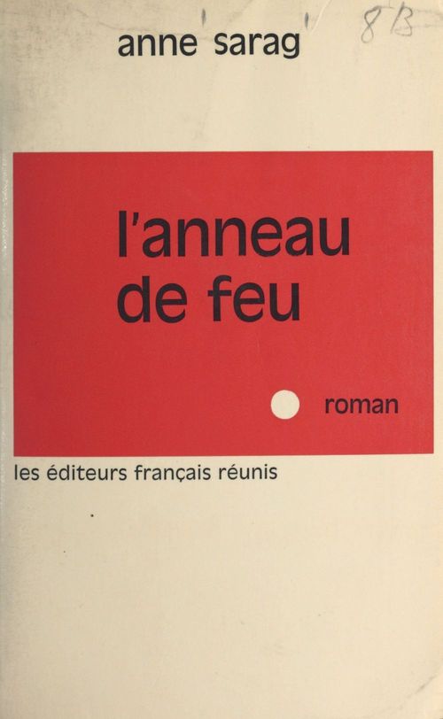 ebook cover of L'anneau de feu, by Anne Sarag