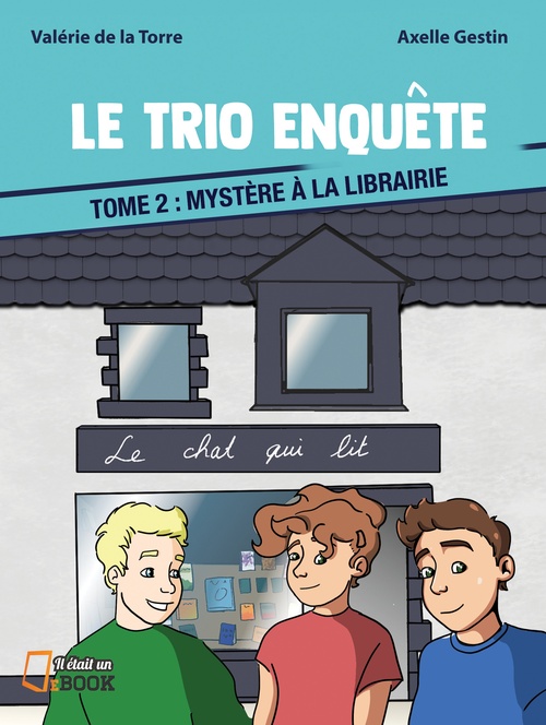 Couverture ebook de Mystère à la librairie, de Valérie de la Torre