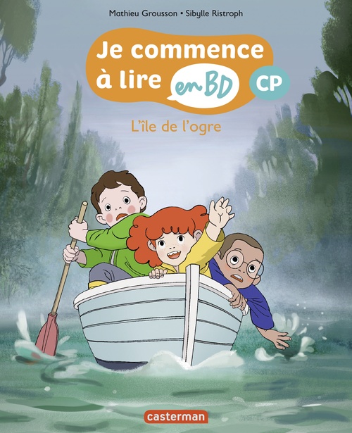 Couverture ebook de Je commence à lire en BD (CP). L'Île de l'ogre, de Mathieu Grousson, Sibylle Ristroph