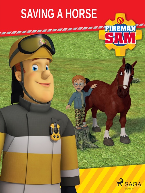 Couverture ebook de Fireman Sam - Saving a Horse, de Mattel