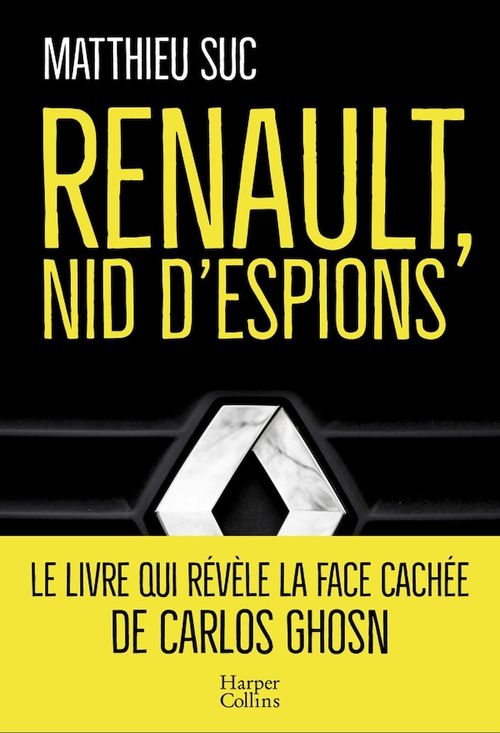 Couverture ebook de Renault, nid d'espions, de Matthieu Suc