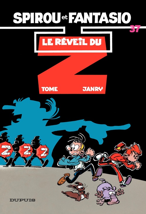 Couverture ebook de Spirou et Fantasio - Tome 37 - Le réveil du Z, de Janry, Tome