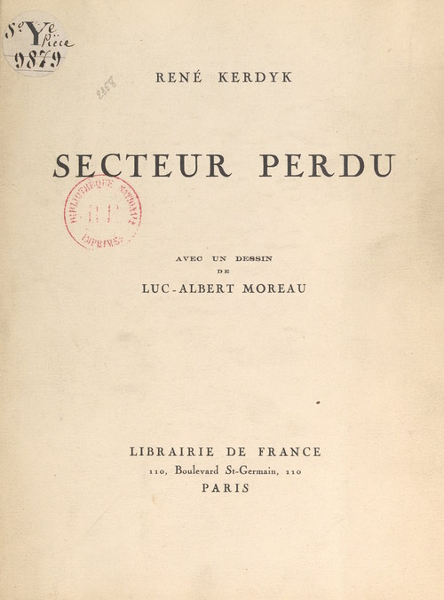 Couverture ebook de Secteur perdu, de Rene Kerdyk