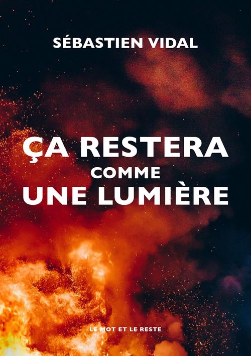 ebook cover of Ça restera comme une lumière, by Sébastien Vidal