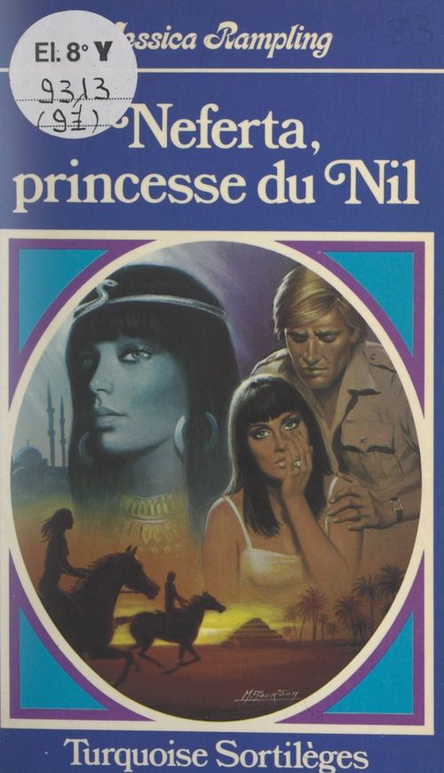 Couverture ebook de Neferta, princesse du Nil, de Jessica Rampling
