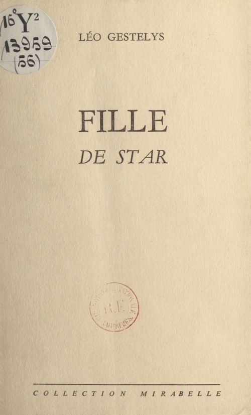 ebook cover of Fille de star, by Leo Gestelys