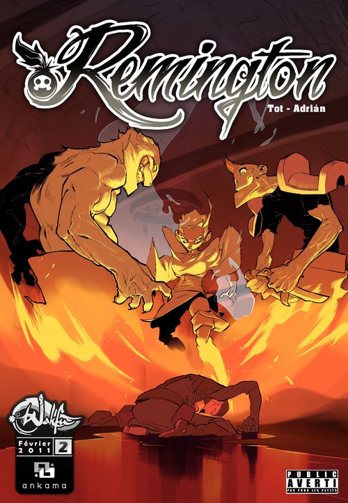 Couverture ebook de Remington - Tome 2, de Adrian, Tot