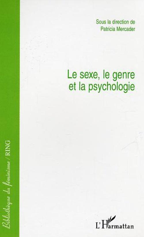Couverture ebook de Le sexe, le genre et la psychologie, de Patricia Mercader