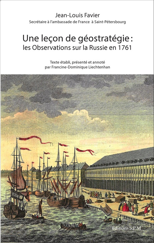ebook cover of Une Leçon de géostratégie : les Observations sur la Russie en 1761, by Jean-Louis Favier